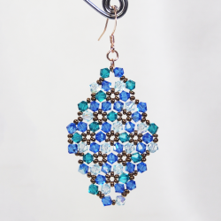 Hook pierces - Rose Gold filled 14K - Earrings Rhombus Marissa - Hook pierces - Rose Gold filled 14K - Rose Gold filled 14K